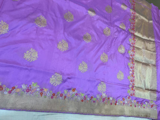 Soft Silk Handwoven Kadhuwa Saree